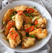 34a. Salt & Chili Chicken Wings 椒盐鸡翅(6)