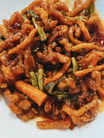 42. Deep Fried Shredded Beef in Chilli Sauce 干牛丝